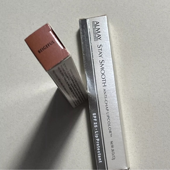 2x ALMAY Stay Smooth Anti-Chap Lipcolor with SPF 25 - Lip Protectant #BEIGEFUL - Picture 7 of 7